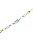 Colombian emerald women's bracelet for sale