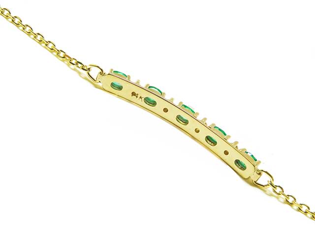 Emerald bracelet made in USA