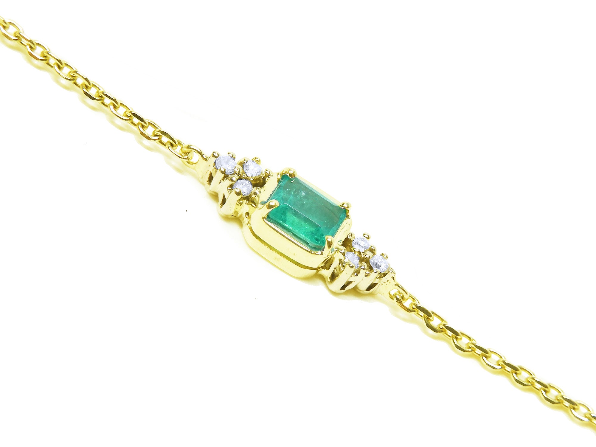 Natural Emerald bracelet