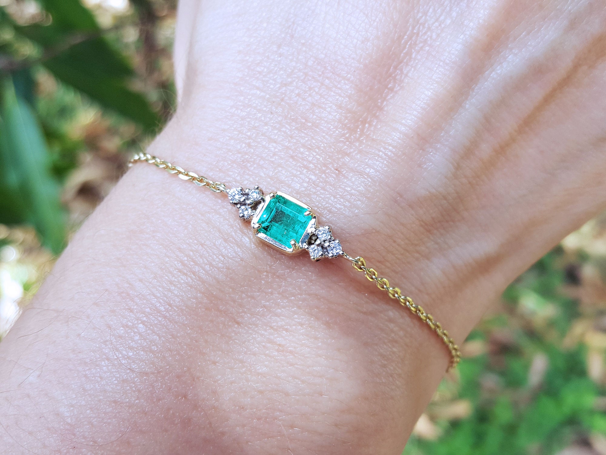 Genuine Emerald bracelet
