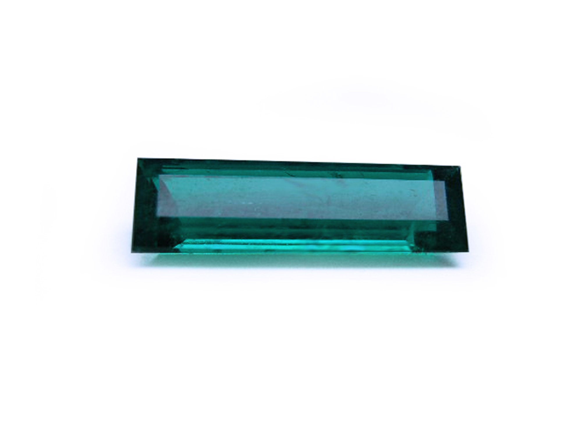 Baguette cut loose emerald for sale