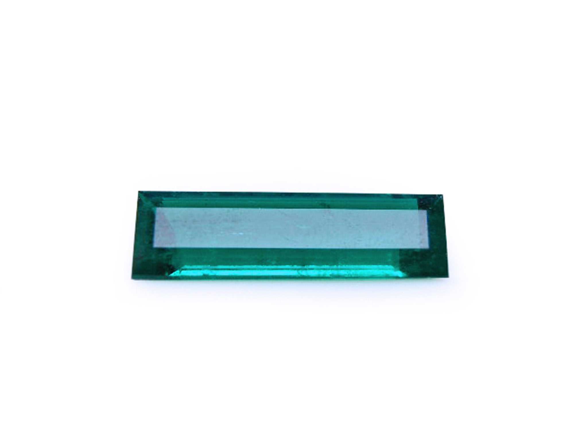 Natural Baguette cut loose emerald