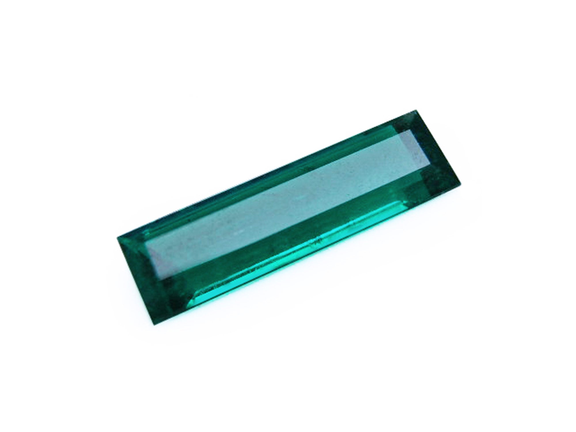Muzo Colombian Baguette cut loose emerald