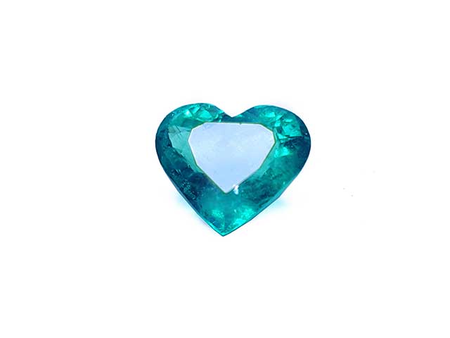 Heart shaped loose emeralds for sale