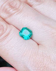 Real Colombian emeralds gemstone