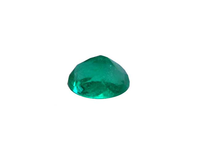 Oval shaped loose emeralds