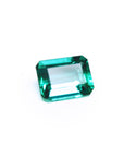 Certified loose emerald from Colombia