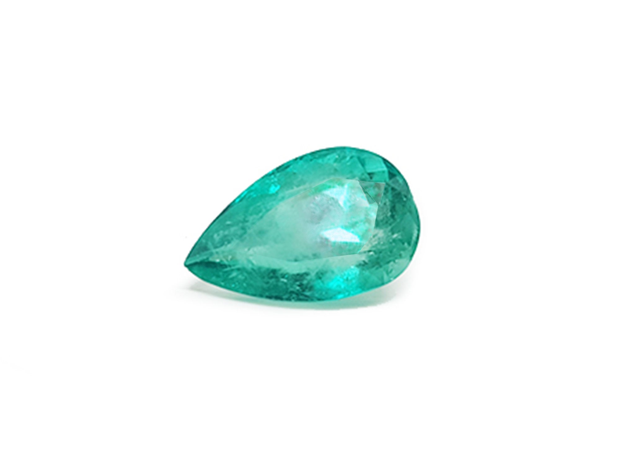 Loose emerald pear shaped
