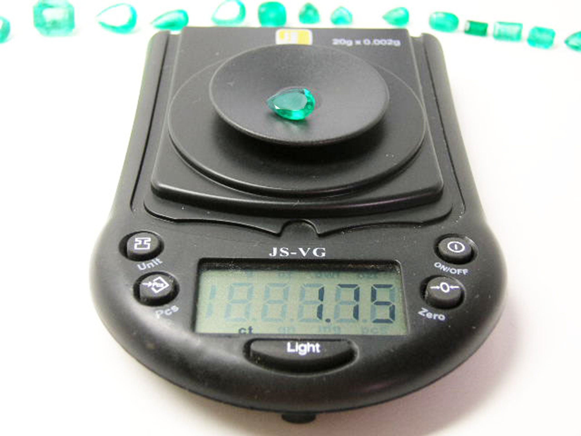 Natural Muzo Colombian emeralds