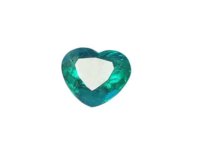 GIA Certified Heart Cut Emerald for Sale
