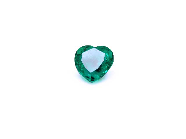 Heart cut loose emeralds for sale