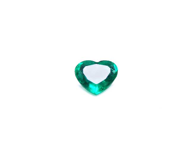 Authentic heart cut emeralds for sale