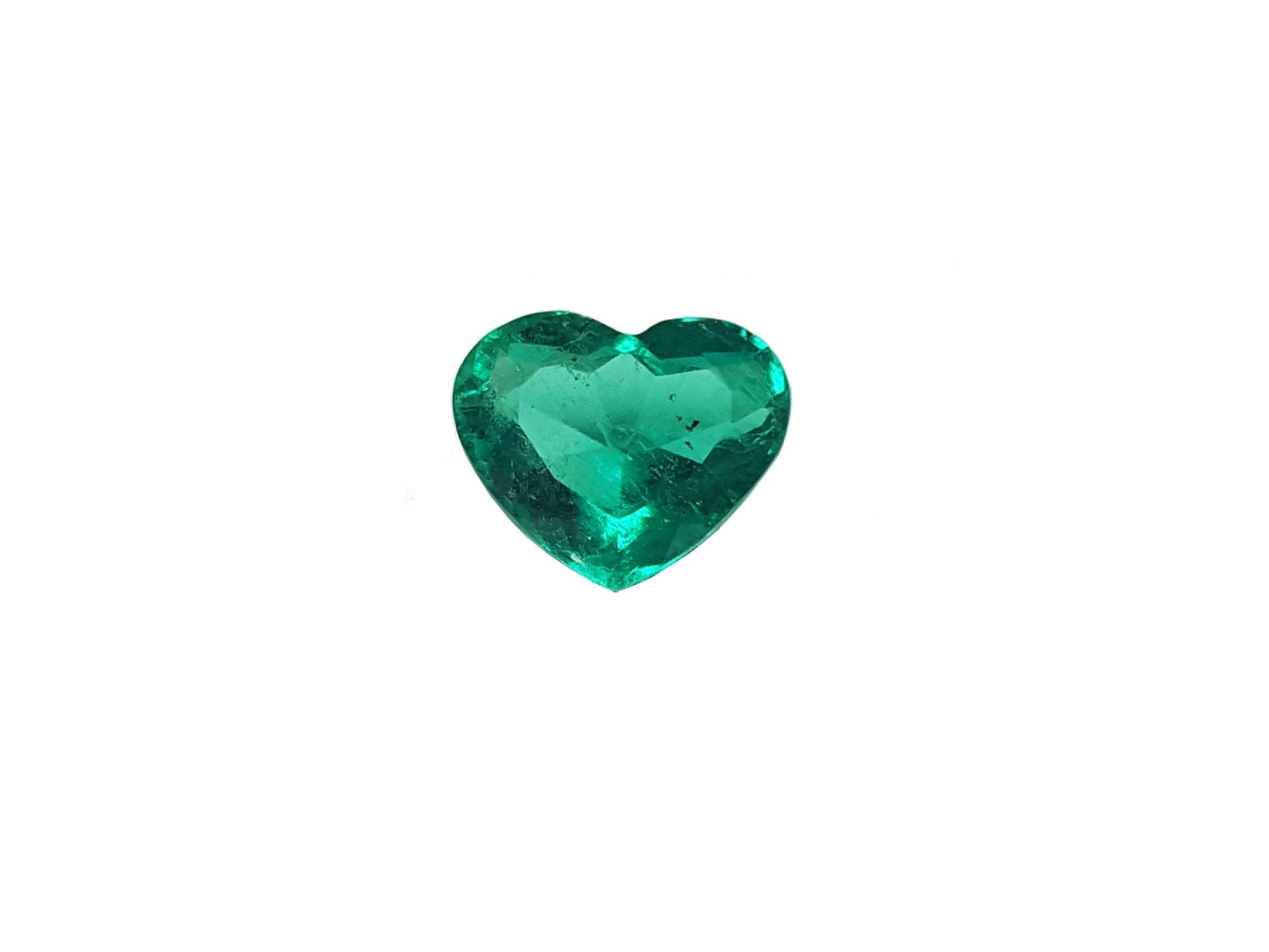 Heart cut loose emerald for sale