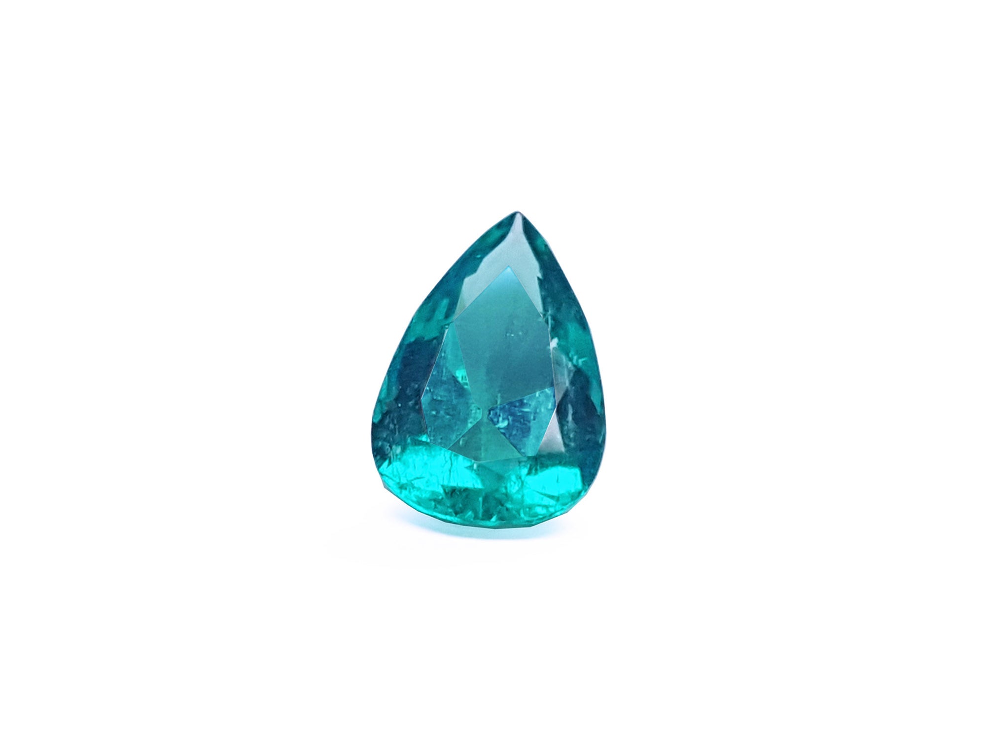 Pear shaped loose emerald for sale
