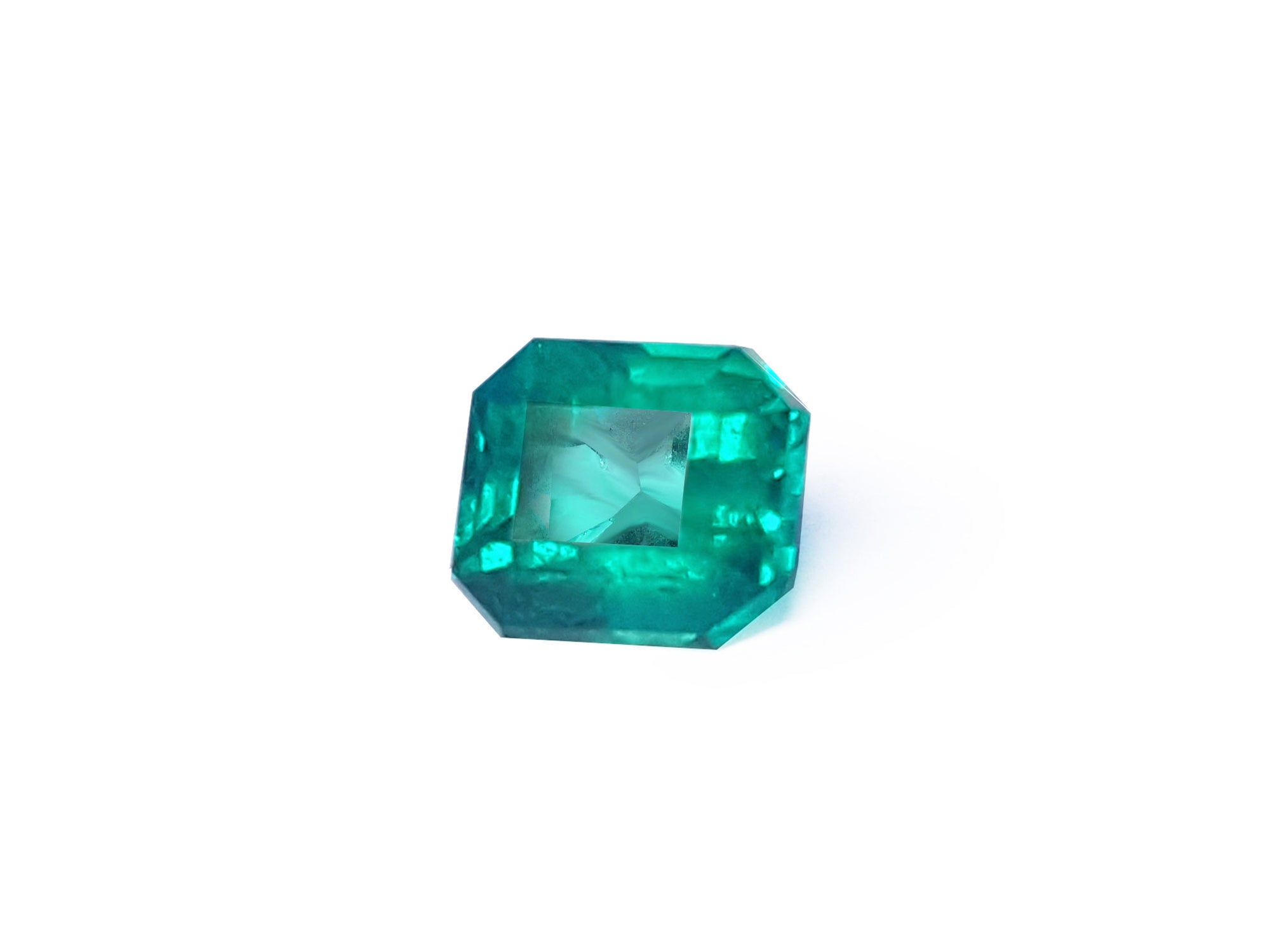 Emerald-cut loose emerald for sale