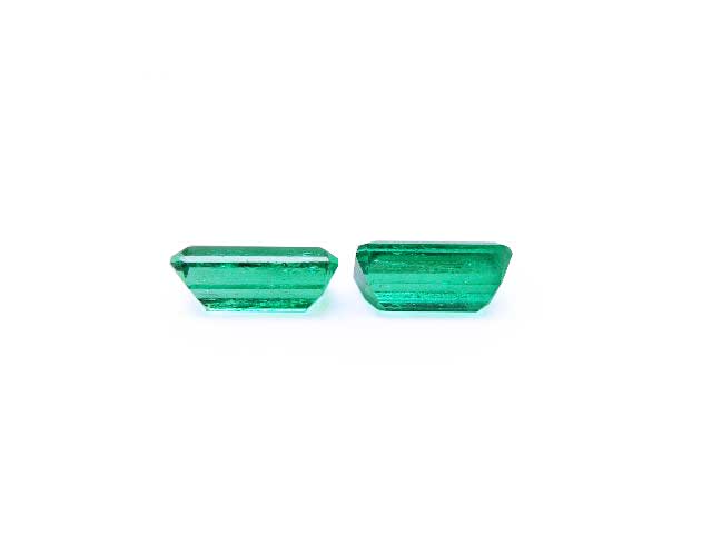 Real Colombian emeralds gemstone