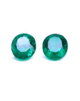 Real emeralds oval cut for sale