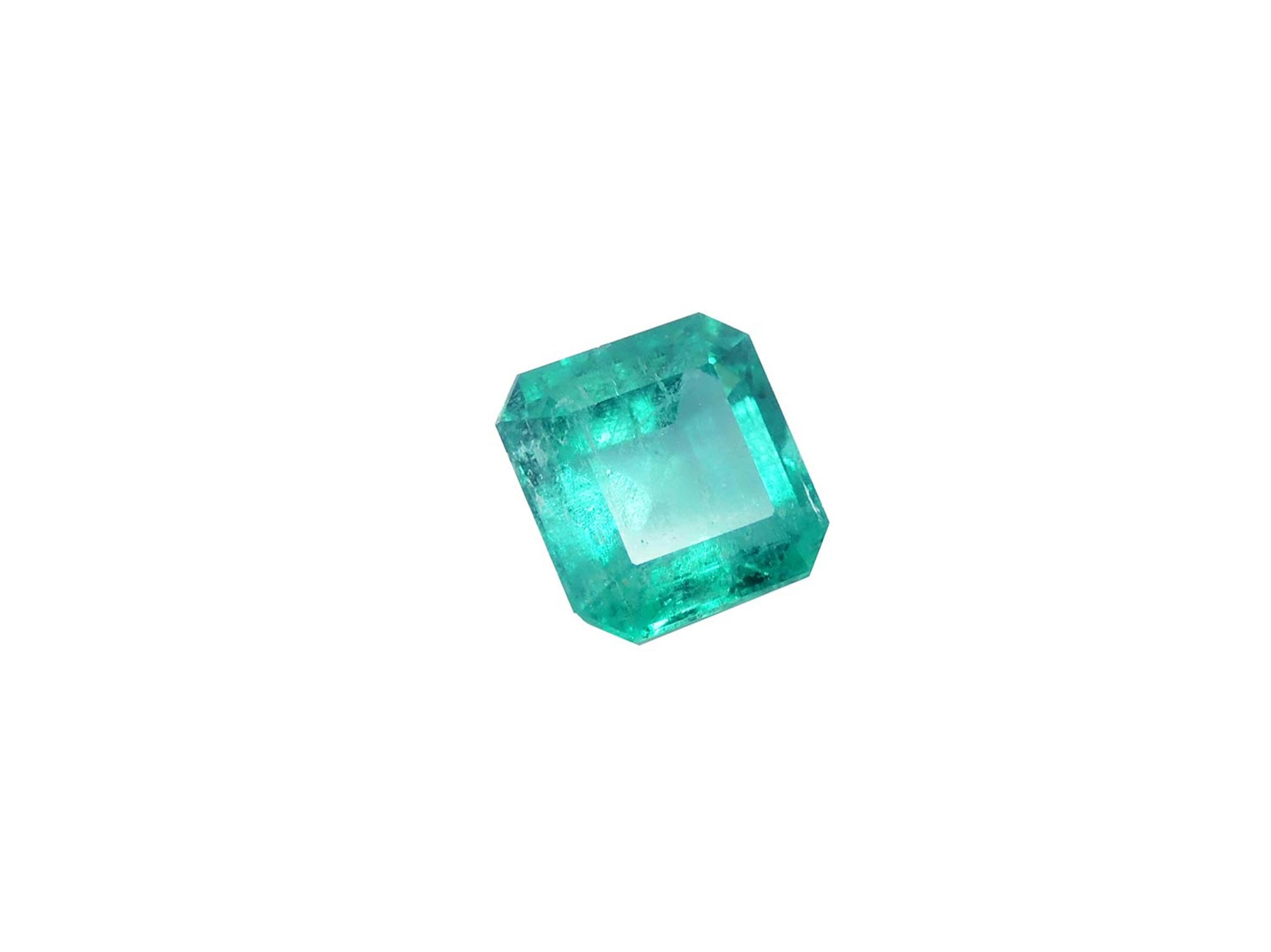 GIA certified Colombian emerald