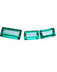 Real emeralds for sale baguette cut