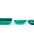 Matched set Colombian loose emeralds