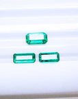 Natural loose emeralds