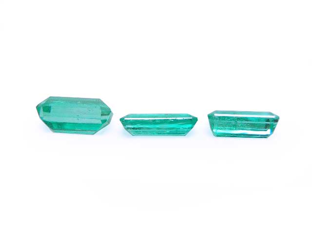 Genuine loose emeralds for sale