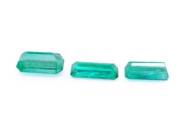 Natural Muzo emeralds