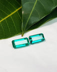 loose emeralds matching pair