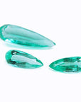 Bluish green loose emeralds for sale