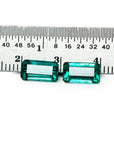 Matched pair loose emeralds for sale