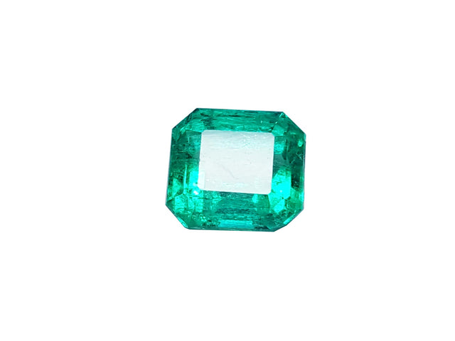 Genuine emeralds for sale emerald-cut matching set