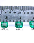 Natural loose emeralds for sale