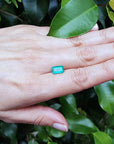 Real Colombian emeralds for sale emerald-cut