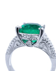 Colombian emerald ring