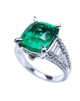 Women's emerald ring