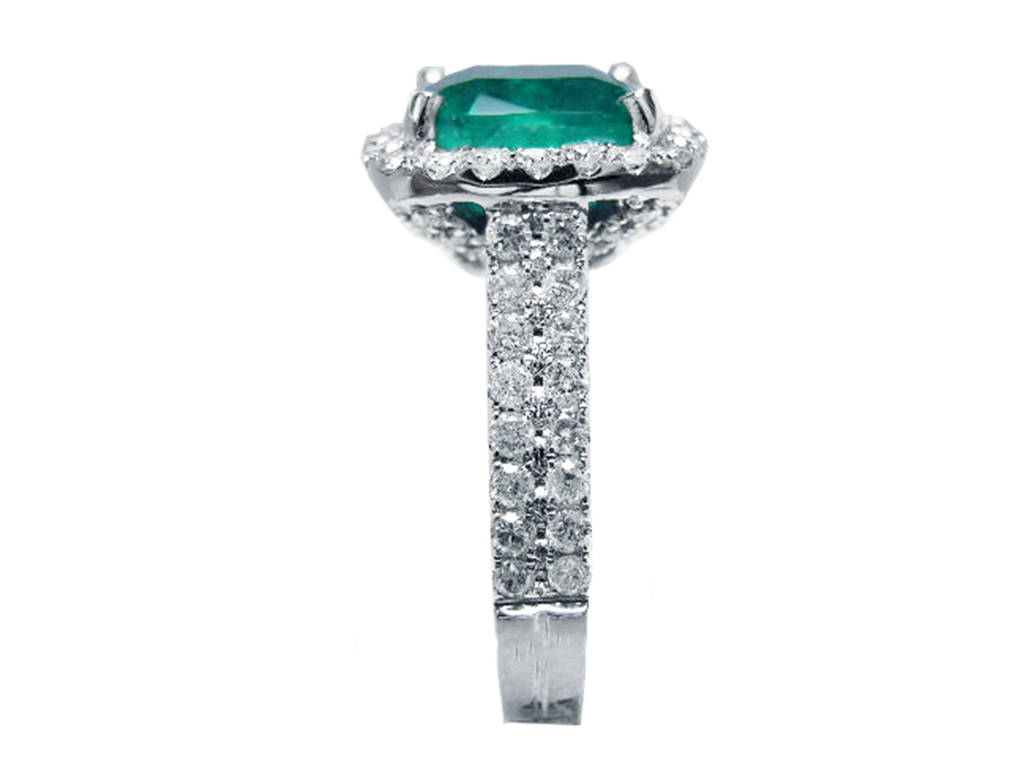 Muzo mine emerald ring for women