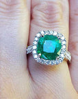 Natural Women’s emerald rings