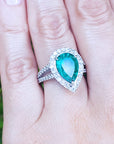 Anillo con esmeralda natural de Muzo Colombia