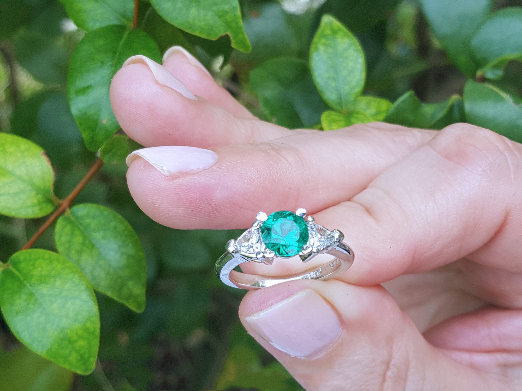 Brides&#39; emerald engagement rings