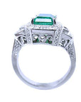 Authentic Colombian emerald rings