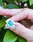 Genuine emerald jewelry for sale