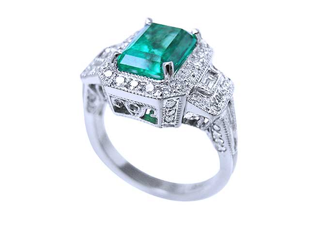 Natural Muzo emerald jewelry for sale