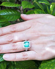 Real emerald rings for women