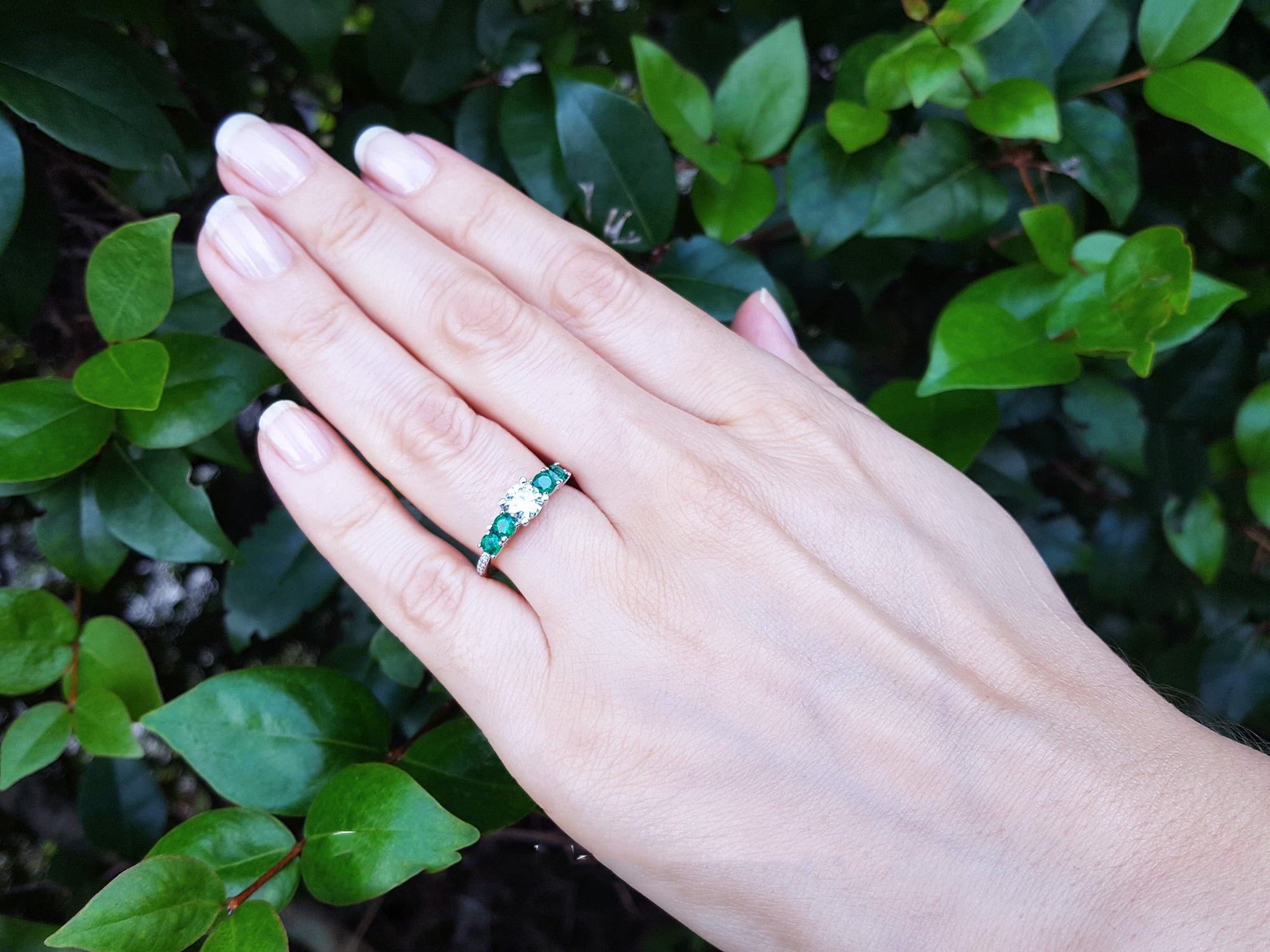 May&#39;s birthstone emerald ring