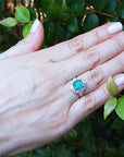 Emerald and diamond engagement rings for women-1