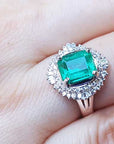 Green gemstone rings for women-4