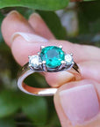 Colombian emerald rings for sale