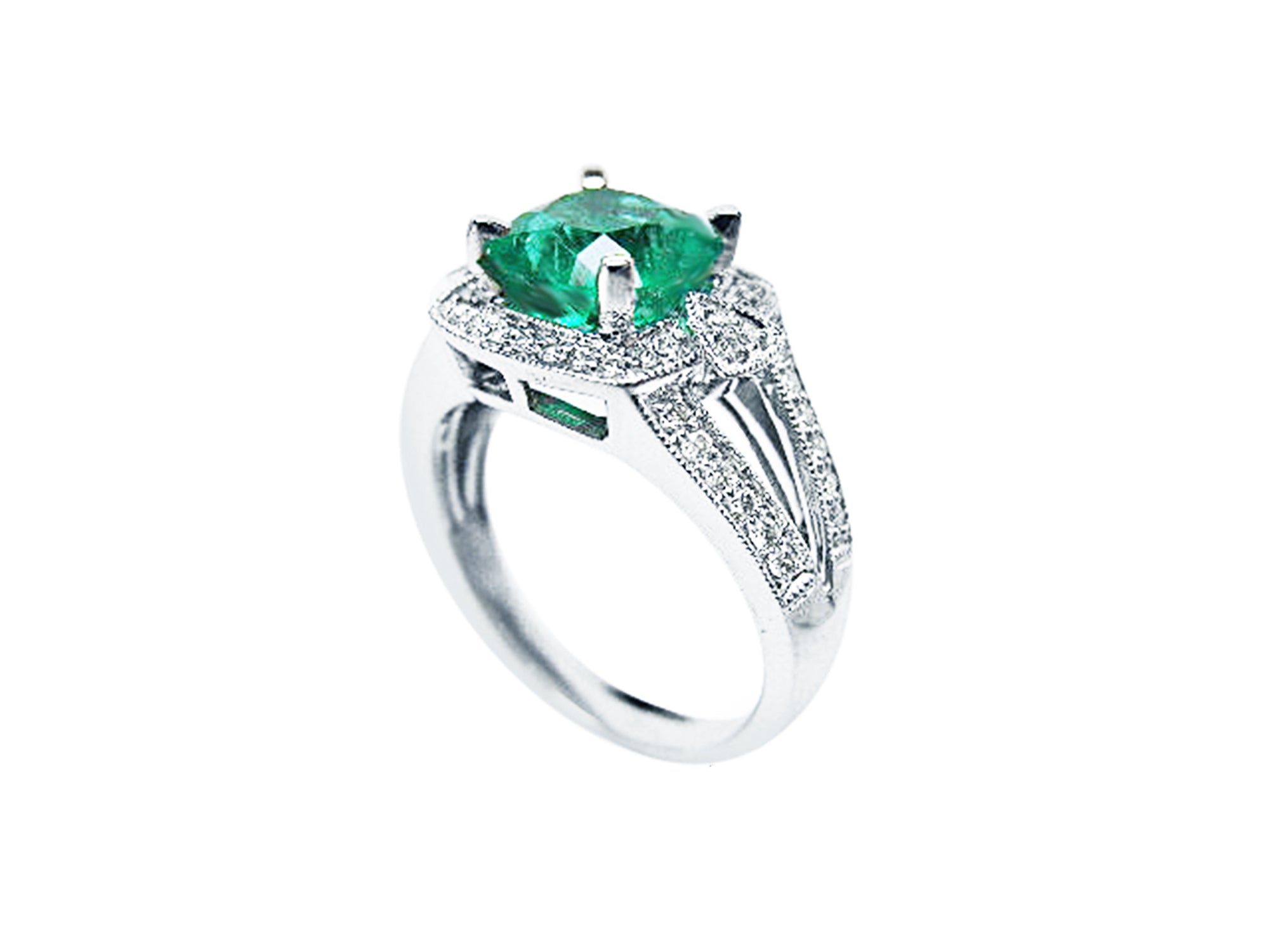 Emerald jewelry for women