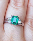 Affordable emerald engagement rings