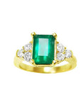 Women's emerald rings for sale